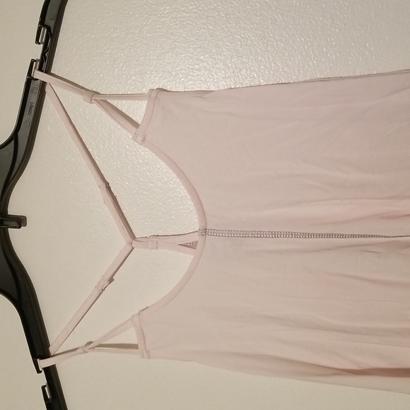 Nwt Splendid Solid Jersey Knit Racer Back Soft Rayon Sleep Tank Pink Marshmallow - Picture 3 of 9